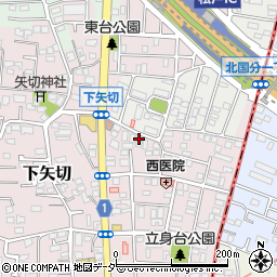 千葉県松戸市下矢切81周辺の地図