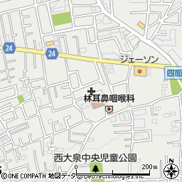 東京都練馬区西大泉5丁目3-30周辺の地図