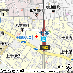 株式会社みずほ銀行　十条支店周辺の地図