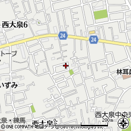東京都練馬区西大泉5丁目9-16周辺の地図
