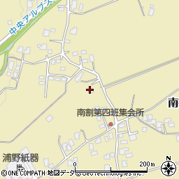 長野県上伊那郡宮田村南割区2707周辺の地図