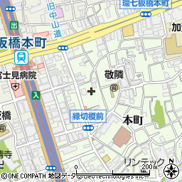 東京都板橋区本町17周辺の地図
