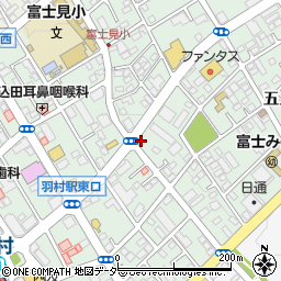 山梨中央銀行羽村支店周辺の地図