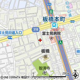 東京都板橋区大和町30-14周辺の地図