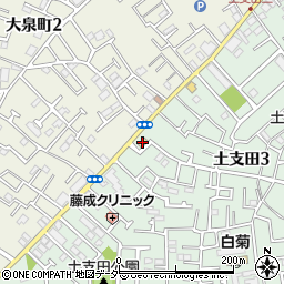 セブンイレブン練馬土支田３丁目店周辺の地図
