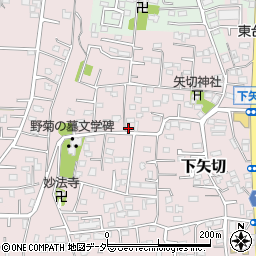 千葉県松戸市下矢切355周辺の地図