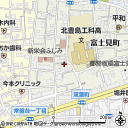 東京都板橋区富士見町32周辺の地図