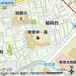 東京都板橋区稲荷台27周辺の地図