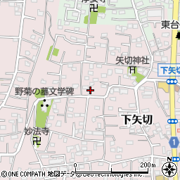 千葉県松戸市下矢切338周辺の地図
