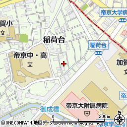 東京都板橋区稲荷台11周辺の地図