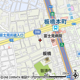 東京都板橋区大和町30-6周辺の地図