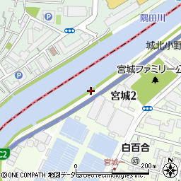 首都高速中央環状線周辺の地図