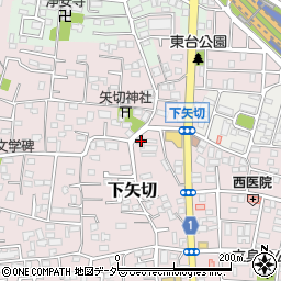 千葉県松戸市下矢切53周辺の地図