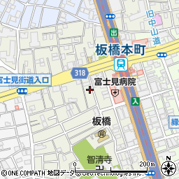 東京都板橋区大和町30-12周辺の地図