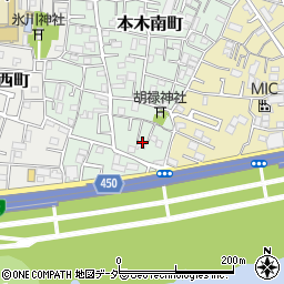 東京都足立区本木南町3周辺の地図