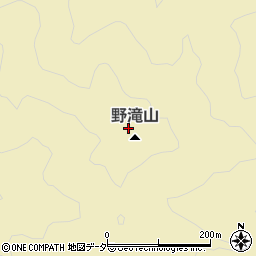 野滝山周辺の地図