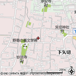 千葉県松戸市下矢切357周辺の地図