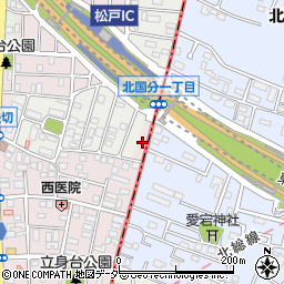 千葉県松戸市下矢切6周辺の地図