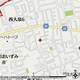 東京都練馬区西大泉5丁目8-18周辺の地図