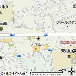 いきな黒塀 東村山店周辺の地図