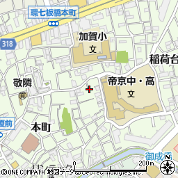 東京都板橋区本町3周辺の地図