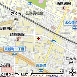 釜寅板橋ときわ台店周辺の地図
