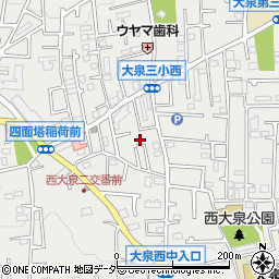 東京都練馬区西大泉3丁目30-3周辺の地図