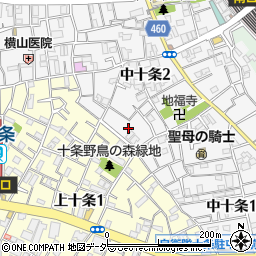 東京都北区中十条2丁目3周辺の地図