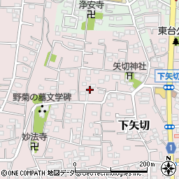千葉県松戸市下矢切339周辺の地図