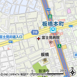 東京都板橋区大和町30-11周辺の地図