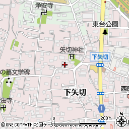 千葉県松戸市下矢切334周辺の地図