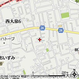 東京都練馬区西大泉5丁目8-17周辺の地図