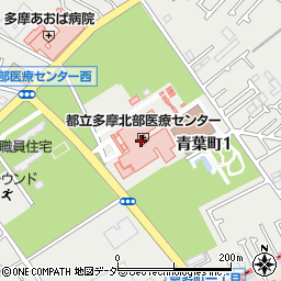 東京スター銀行東京都保健医療公社多摩北部医療センター ＡＴＭ周辺の地図