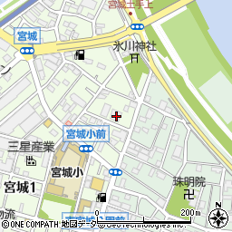 東京都足立区宮城1丁目32-3周辺の地図