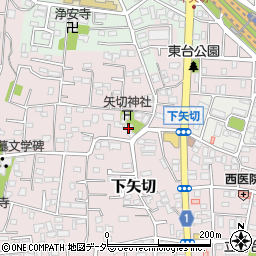 千葉県松戸市下矢切301周辺の地図