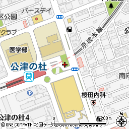 成田警察署公津の杜交番周辺の地図