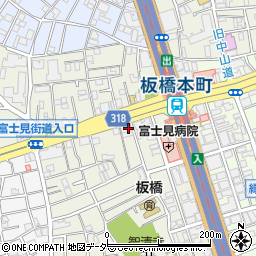 東京都板橋区大和町30-10周辺の地図