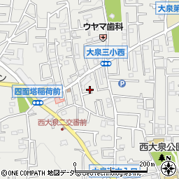 東京都練馬区西大泉3丁目30-9周辺の地図