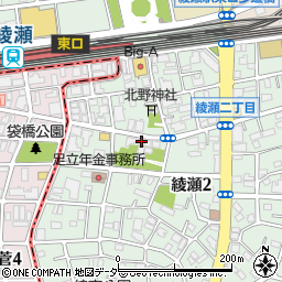 京や印房綾瀬駅前東口店周辺の地図