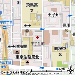 東京都北区王子6丁目2-6周辺の地図