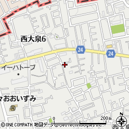 東京都練馬区西大泉5丁目8-4周辺の地図
