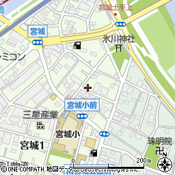 東京都足立区宮城1丁目32-6周辺の地図