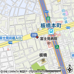 東京都板橋区大和町30-9周辺の地図
