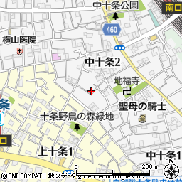 東京都北区中十条2丁目6-5周辺の地図