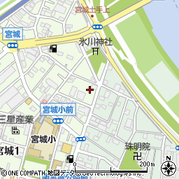 東京都足立区宮城1丁目32-15周辺の地図