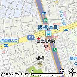 板橋本町よこぼり歯科クリニック周辺の地図