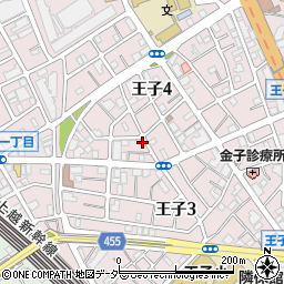 東京都北区王子4丁目2-6周辺の地図