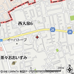 東京都練馬区西大泉5丁目28-2周辺の地図