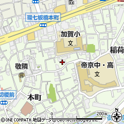 東京都板橋区稲荷台26周辺の地図