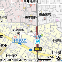 株式会社エイブル　十条店周辺の地図